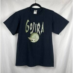 GOJIRA From Mars To Sirius Band Shirt Flying Whale Metal Graphic Tee Black M